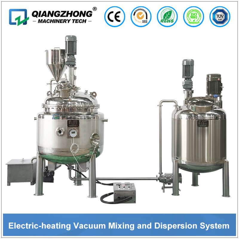 Electric-heating Vacuum Mixing and Dispersion System