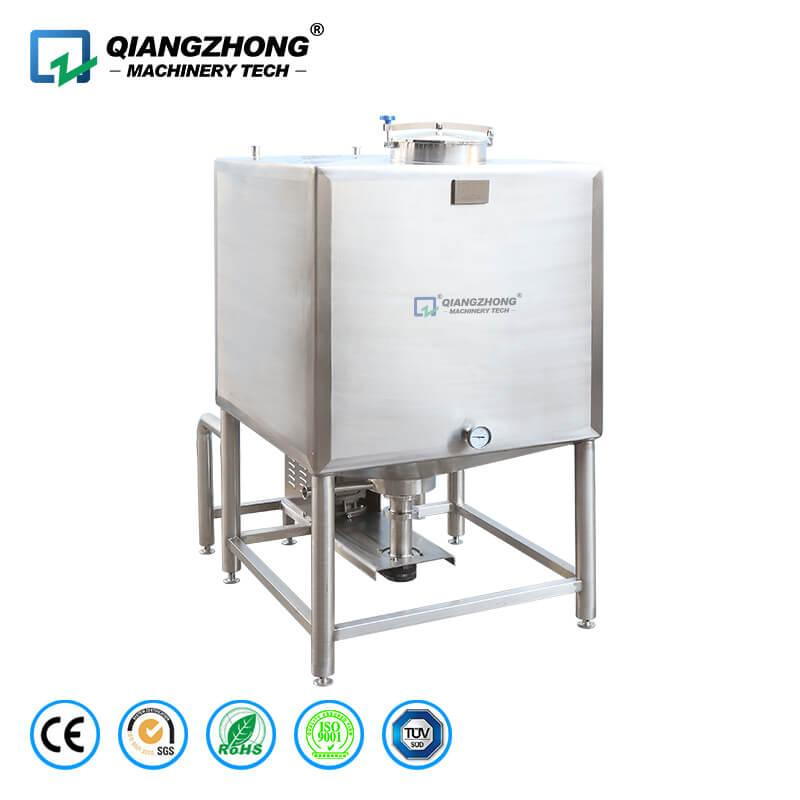 2000L square bottom emulsification tank