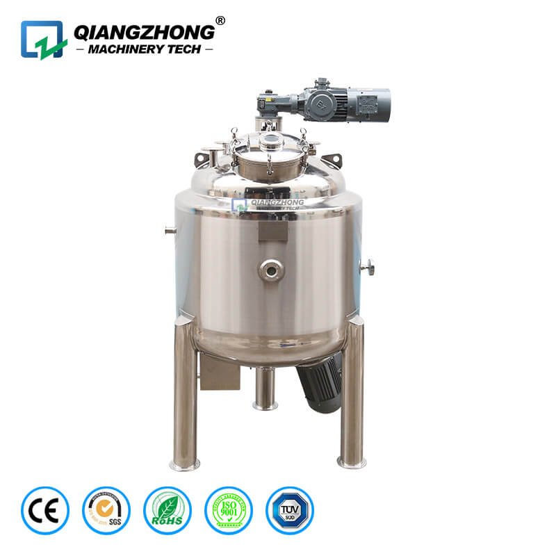 500L electric heating kettle bottom emulsification stirring tank