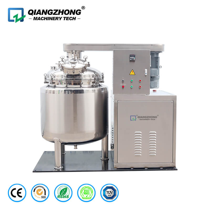 Hydraulic lifting emulsification tank