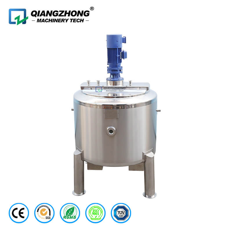 Open electric heating wall scraping mixing tank