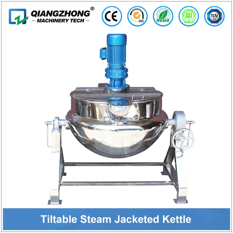 Tiltable Steam Heating Jacketed Kettle