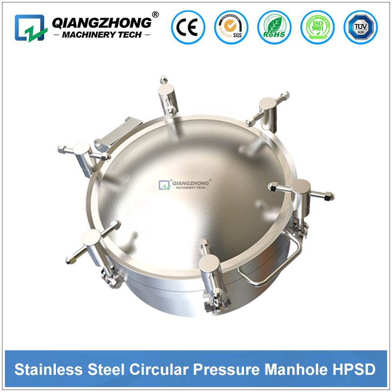 Stainless Steel Circular Pressure Manhole HPSD