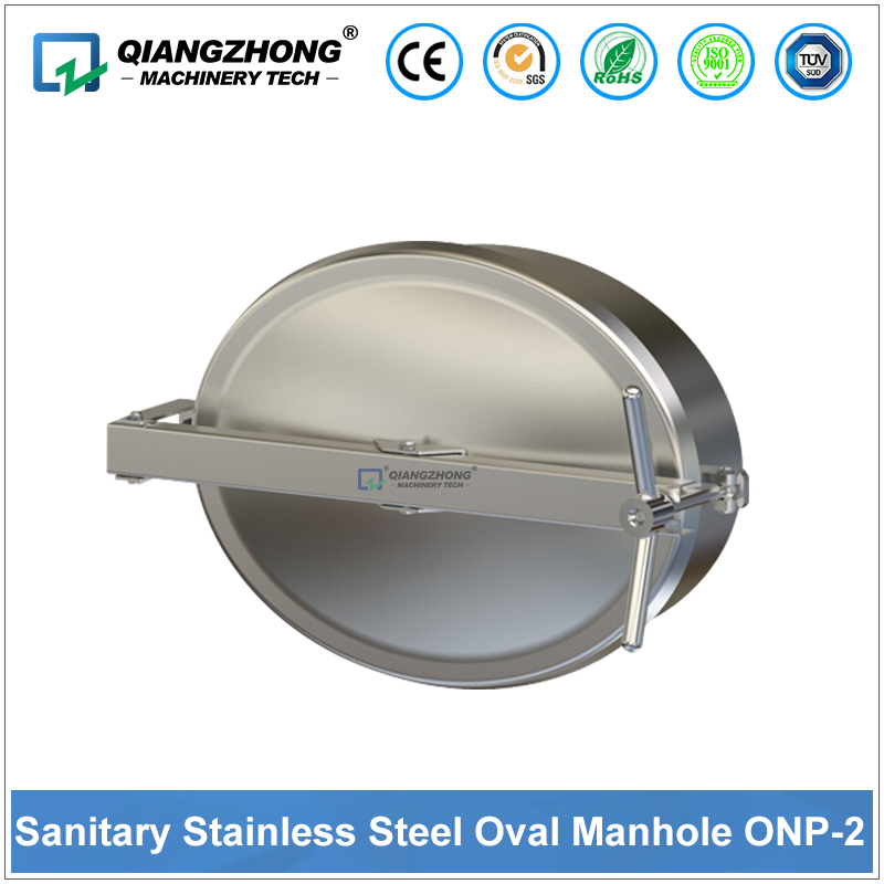 Sanitary Stainless Steel Oval Manhole OPN-2